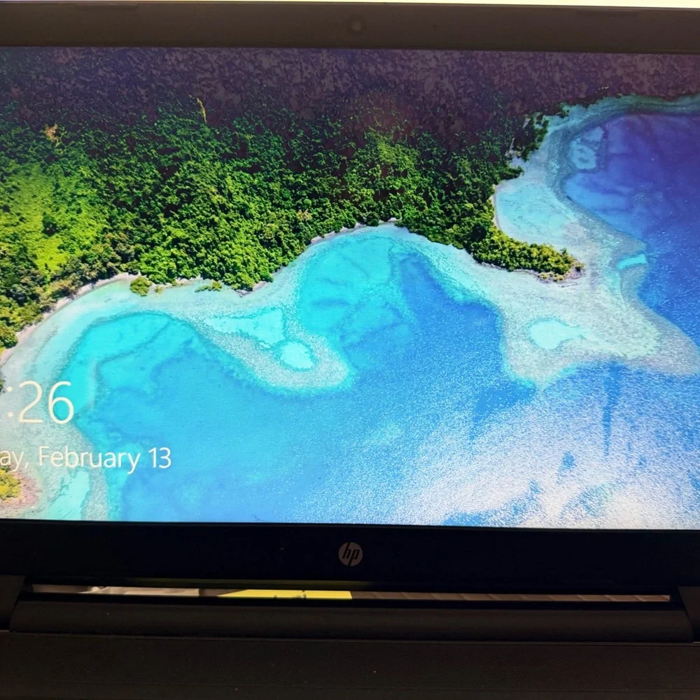 HP Laptop with Black Keyboard